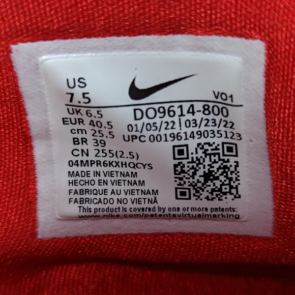 Nike Kyrie Infinity 1 World 1 people Casual Orange Basketball Sneakers size 7.5 - Picture 13 of 13